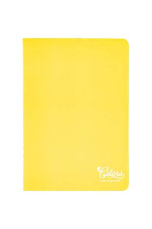 Meteksan Colors A5 60 Yaprak Kareli Defter, Sarı