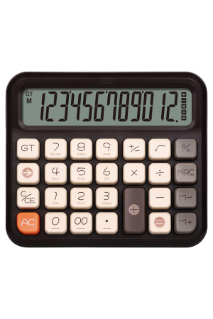 DAXI X-250 12 HANELİ HESAP MAKİNESİ (SİYAH)
