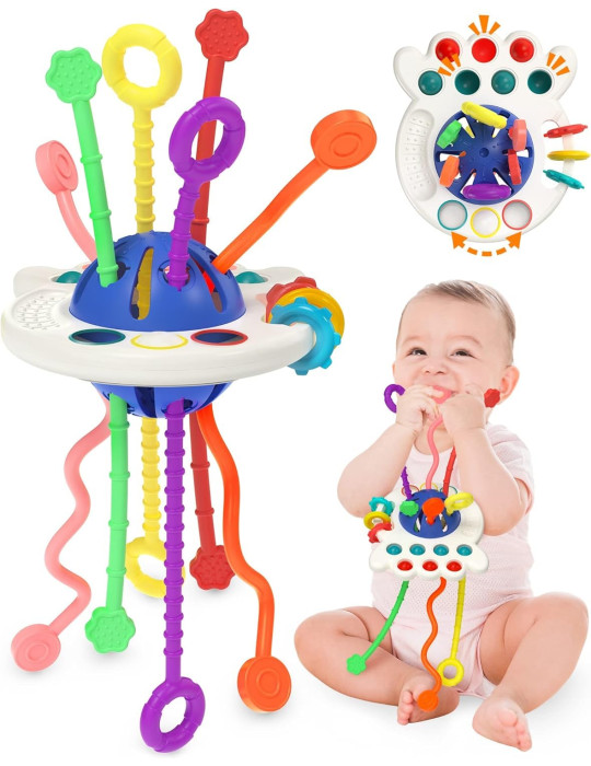 Circle Toys UFO Eğitici Duyusal Aktivite Oyuncağı - 1-3 Yaş Yürümeye Başlayan Çocuklar için Montessori Gelişim Seti Circle Toys UFO Eğitici Duyusal Aktivite Oyuncağı - 1-3 Yaş Yürümeye Başlayan Çocuklar için Montessori Gelişim Seti