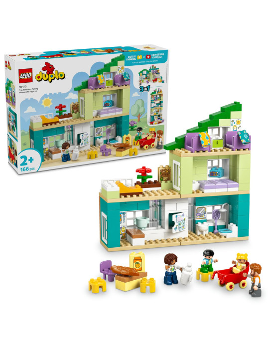LEGO DUPLO Kasabası 3’ü 1 Arada Figürlü Modern Aile Evi 10470 LEGO DUPLO Kasabası 3’ü 1 Arada Figürlü Modern Aile Evi 10470