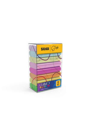 Silka Curved Rainbow Silgi, 8'li, Sg.51