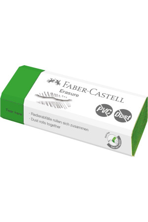 Faber-Castell Silgi, PVC içermez ve tozsuz, yeşil (188121), 1 Adet