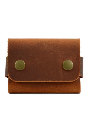 Hakiki Deri Kartlık, Kredi Kartı Cüzdanı, El Yapımı Minimal, Erkek & Kadın Minimalist Kartlık, Küçük Kartvizitlik, Hediyelik Ürün Şık Para ve Kartlık çç (Camel)