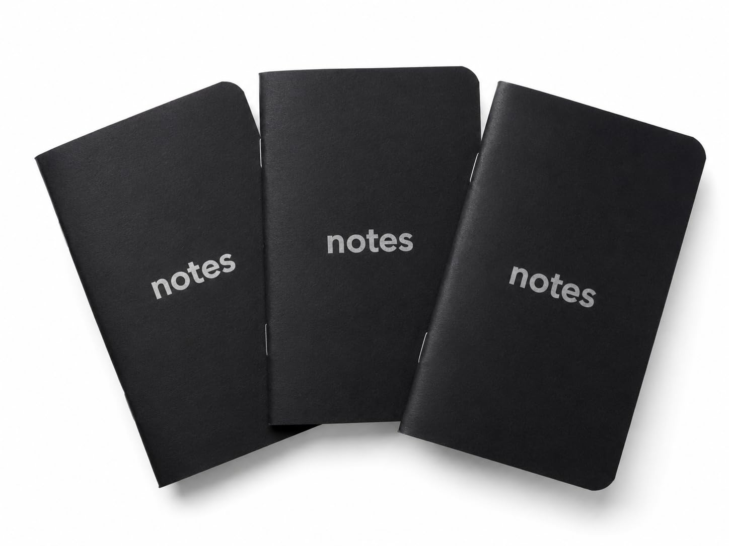 PATARA Cep Not Defteri, 3'lü Defter Seti, Çizgili Mini Defter, 48 Sayfa
