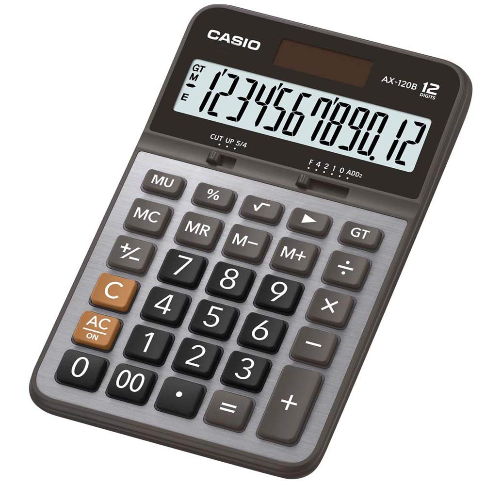 Casio Ax-120B-W-Dc Casio Ekononik Hesap Makinesi